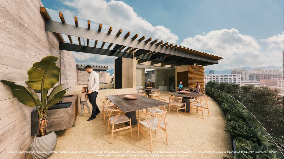 Terraza común